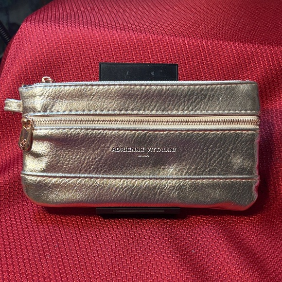 Adrienne Vittadini Rose Gold Clutch - Picture 1 of 3